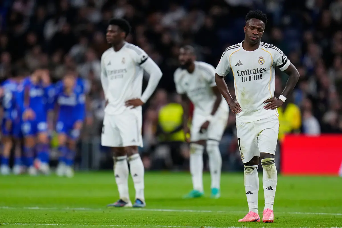 Foto: Real Madrid Dipecundangi Getafe di Liga Spanyol, Laga Diwarnai Dua Kartu Merah