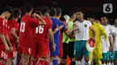 Kemenangan kali ini sekaligus membalas kekalahan timnas Indonesia U-22 dari Lebanon pada pertandingan pertama yang digelar Jumat (14/4) lalu. (Liputan6.com/Herman Zakharia)
