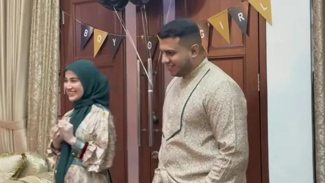 7 Potret Gender Reveal Miskah Istri Yislam, Fadil Jaidi dan Pak Muh Heboh