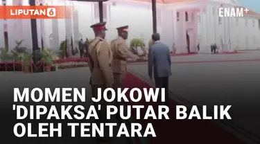 Tentara Kenya 'Paksa' Jokowi Putar Balik, Ternyata Lupa Beri Hormat!