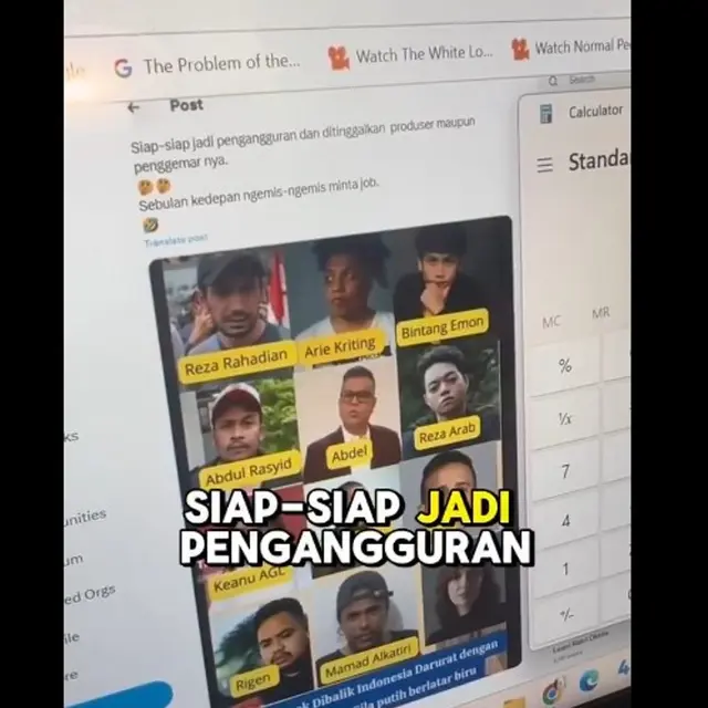 Reaksi Kocak Andovi da Lopez Masuk Daftar Artis Terancam Jadi Pengangguran karena Ikut Demo RUU Pilkada.