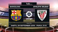 Jadwal La Liga, Barcelona vs Athletic Bilbao. (Bola.com/Dody Iryawan)