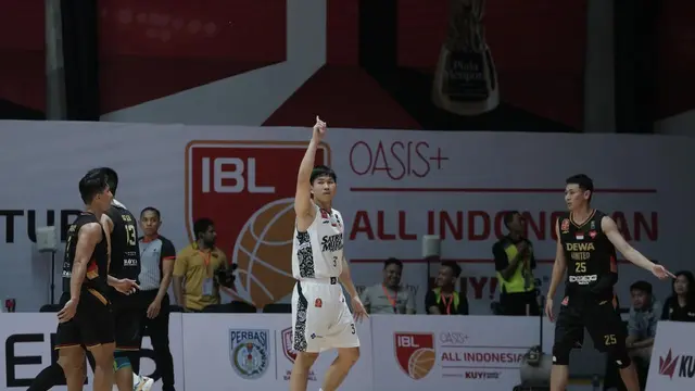 Duel final pertama IBL All Indonesia Cup 2024