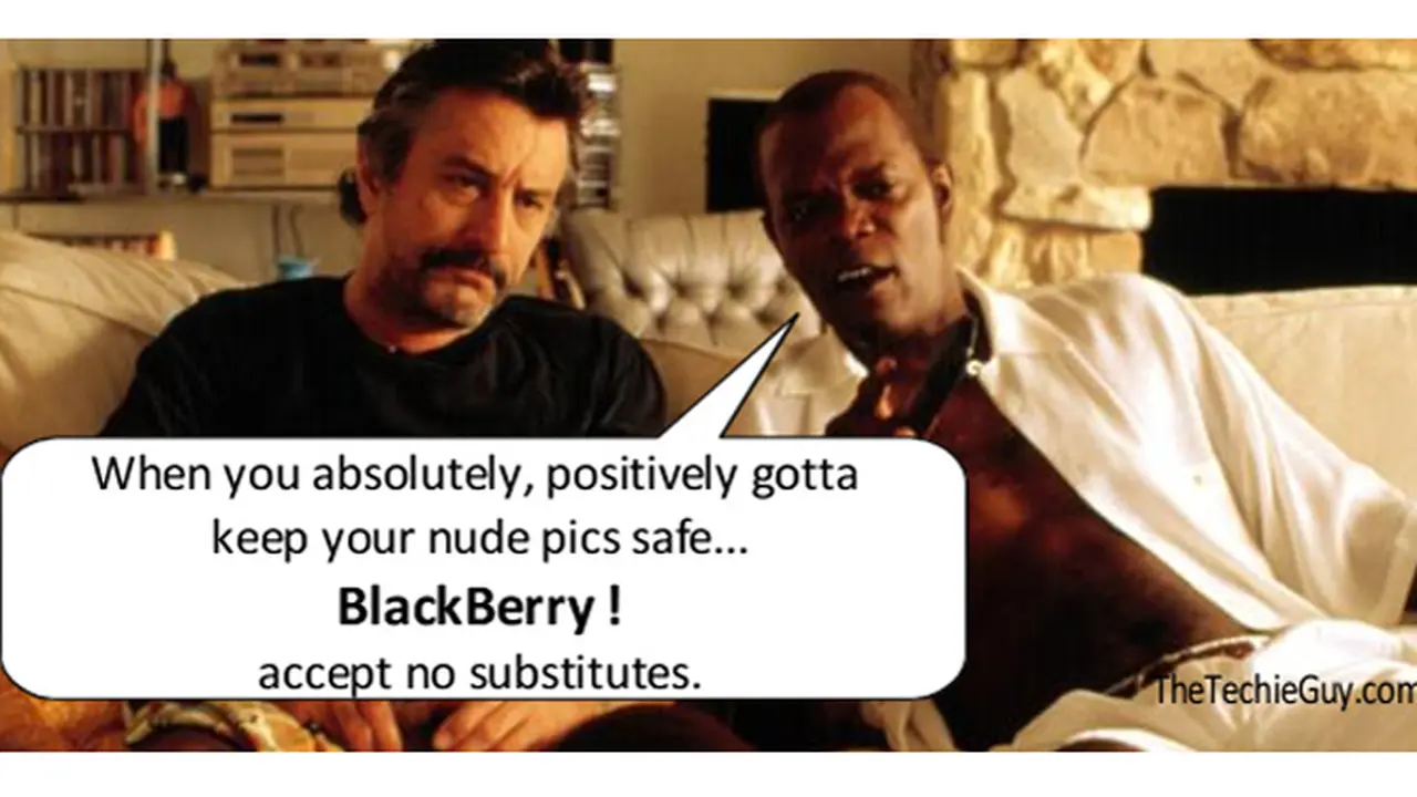 BlackBerry Paling Aman Untuk Simpan Foto Bugil?