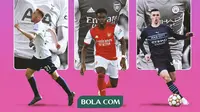 Premier League - Pemain Muda terbaik Liga Inggris: Bukayo Saka, Dejan Kulusevski, Phil Foden (Bola.com/Adreanus Titus)