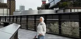 Nikita Willy saat Liburan di Jepang dengan gaya kasual. [@nikitawillyofficial94]