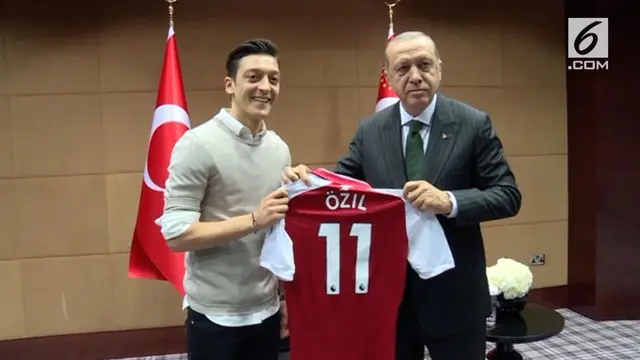 VIDEO: Erdogan Murka Ozil Dapat Perlakuan Rasis