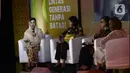 Ketua DEKRANASDA Kabupaten Trenggalek Novita Hardini Mochamad,  Kepala Bidang Penyuluhan Hukum dan Penerangan Hukum KAPUSPENKUM Kejagung RI Marta Parulina Berliana, dan Deputi kesetaraan gender Kemenppa Leny Nurhayanti Rosalin saat talkshow dalam Festival 6 di The Dome, Mal Senayan Park, Jakarta Pusat, Sabtu (8/7/2023). (Liputan6.com/Angga Yuniar)