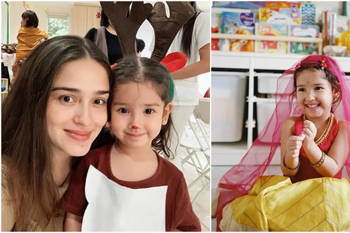 6 Potret Putri Yasmine Wildblood Pakai Busana India Ini Curi Perhatian