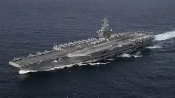 8 Awak Kapal USS Abraham Lincoln Dilaporkan Coba Bunuh Diri