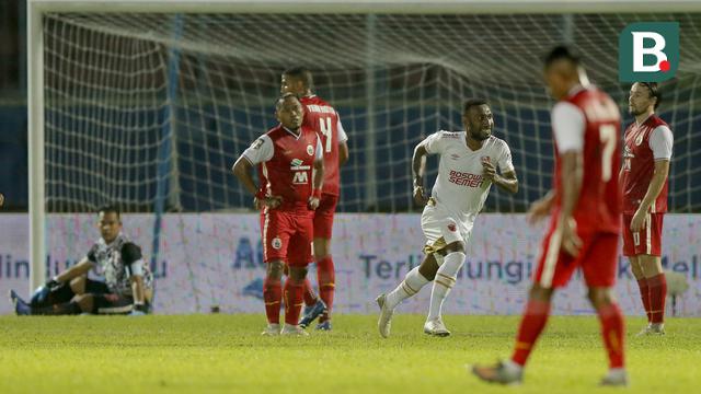 Persija Jakarta Vs PSM Makassar di Piala Menpora 2021.