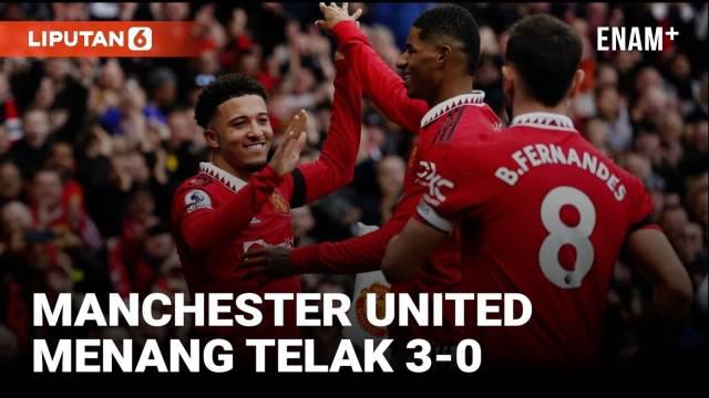 Manchester United menjamu Leicester City di Old Trafford hari Minggu (19/2/) malam. Tim Setan Merah berhasil tumbangkan Leicester dengan skor 3-0.