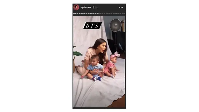 6 Momen Pemotretan Zayn dan Zunaira Anak Syahnaz Sadiqah, Bikin Gemas