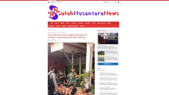 <p>Penelusuran klaim video pasukan berani mati Jokowi tertangkap.</p>