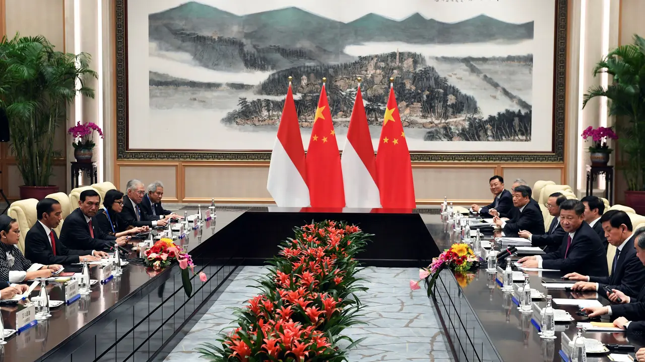 20160902- Presiden Jokowi Disambut Presiden Xi Jin-ping-Reuters