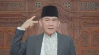 Pj Wali Kota Pontianak Ani Sofian menyampaikan ucapan Selamat Idul Fitri 1445 Hijriyah menggunakan bahasa isyarat. (Dok Pemkot Pontianak)
