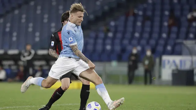 FOTO: Libas AC Milan 3-0, Lazio Jaga Peluang Berlaga di Liga Champions - Ciro Immobile