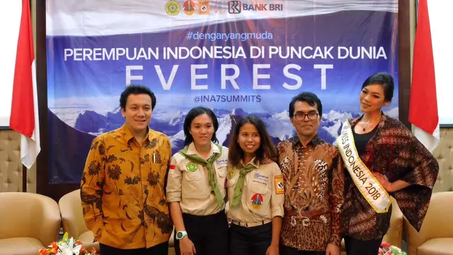 Dua pendaki wanita asal Indonesia Fransiska Dimitri Inkiriwang dan Mathilda Dwi Lestari akan mencoba menaklukkan Gunung Everest