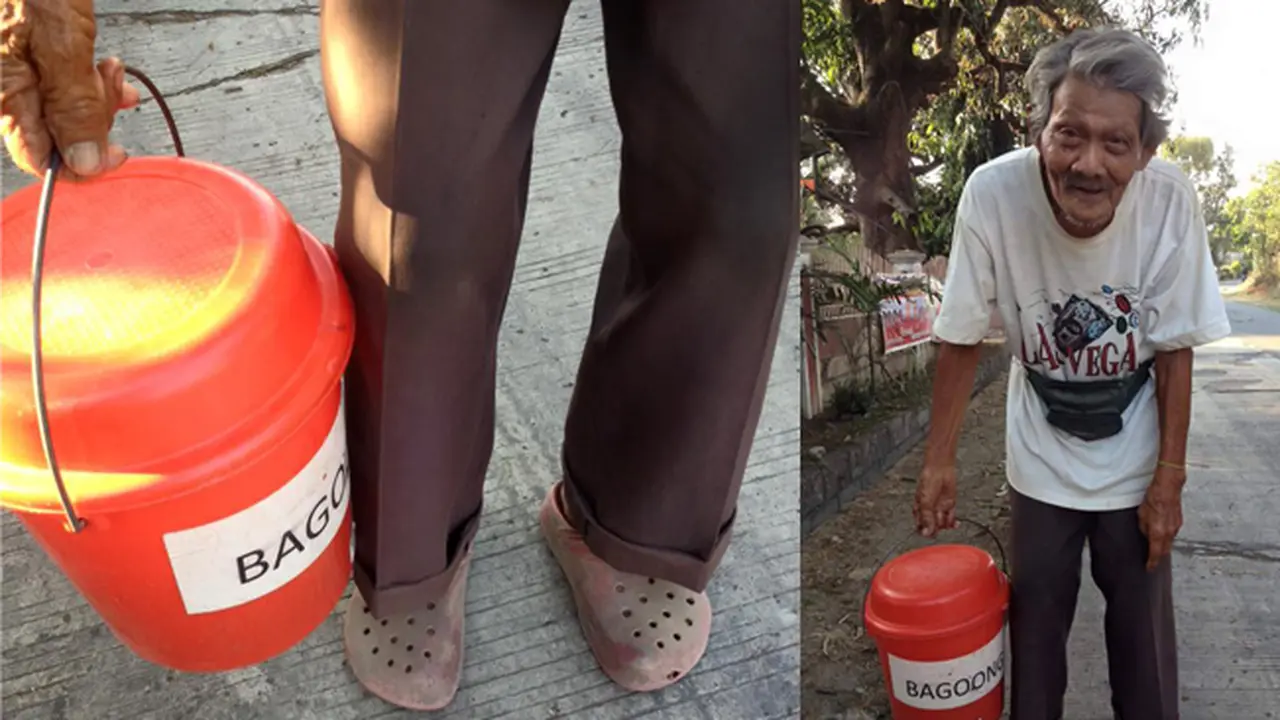 Kakek 80 tahun Tiap Hari Jalan Kaki 20 KM untuk Bertahan Hidup