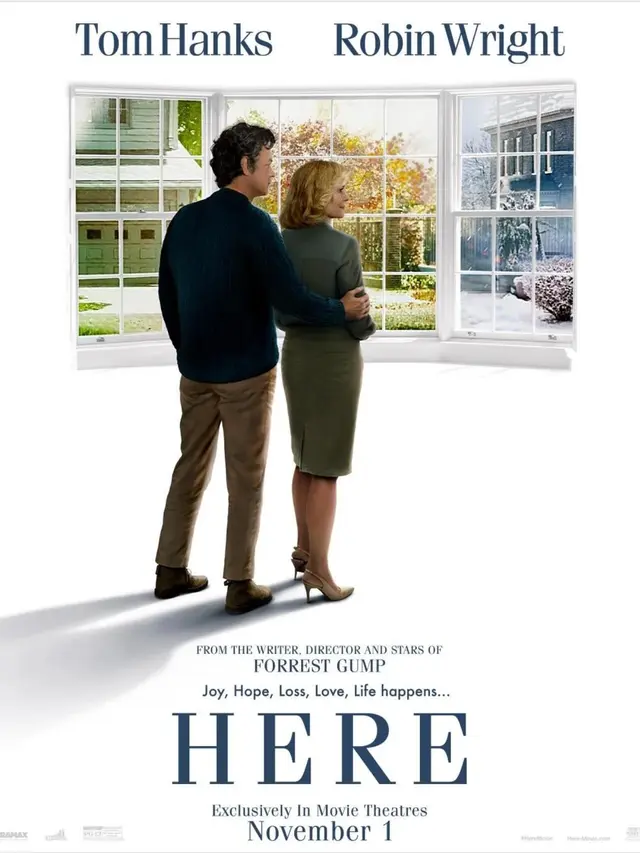 Poster film Here. (Foto: Dok. Miramax/ ImageMovers)