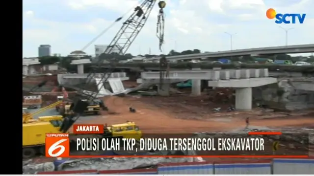 Jatuhnya Girder Tol Antasari-Depok Diduga Tersenggol Ekskavator