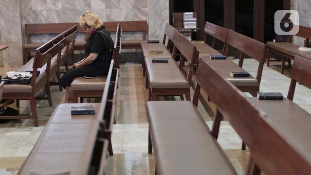 Suasana Misa Online Kenaikan Yesus Kristus di Tengah Pandemi