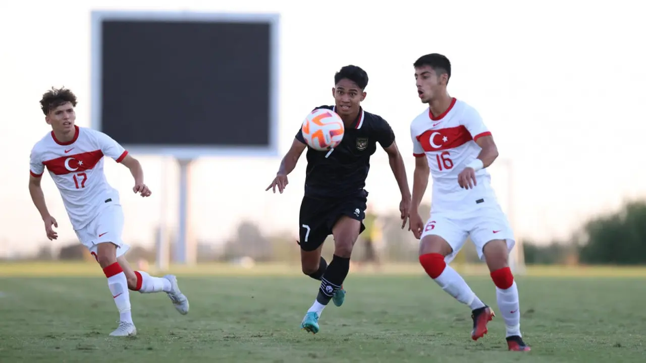 Gelandang Timnas Indonesia U-20, Marselino Ferdinan.