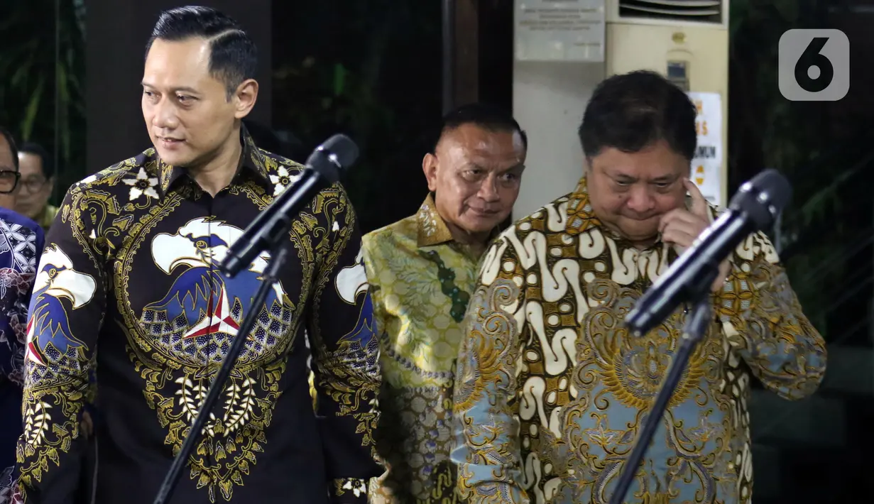 Pertemuan pimpinan partai politik tersebut berlangsung tertutup. (Liputan6.com/Helmi Fithriansyah)