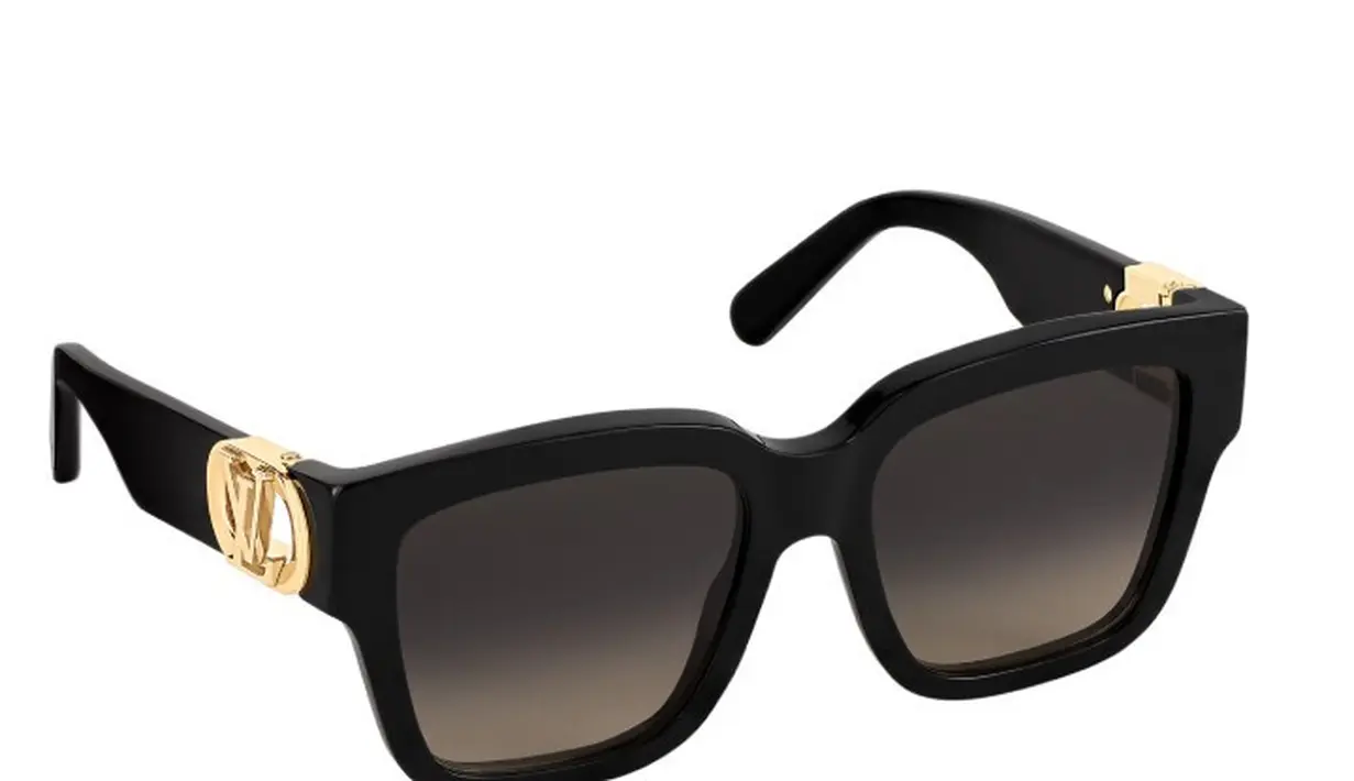 Kacamata hitam dengan logo jadi tren sepanjang tahun. Koleksi LV Link Square Black Sunglasses bisa jadi pilihan.  [Dok/Louis Vuitton]
