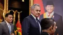 Pejabat tinggi keamanan Rusia Sergei Shoigu berada di Indonesia untuk melakukan pembicaraan dengan Presiden Prabowo Subianto dan Menteri Pertahanan Indonesia. (Yasuyoshi Chiba/AFP)