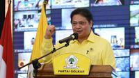 Ketua Umum Partai Golkar Airlangga Hartarto saat memberikan pengarahan dihadapan kader seluruh Jawa Tengah. (Foto: Dokumentasi Golkar).