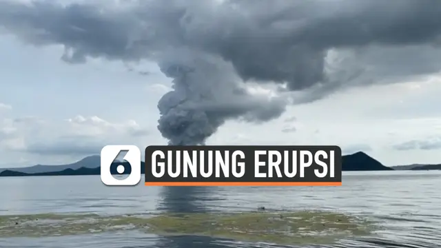 VIDEO: WNI Rekam Detik-Detik Erupsi Gunung Taal