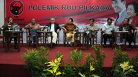 Partai Demokrasi Indonesia Perjuangan (PDI-P) menggelar diskusi bertema Polemik RUU Pilkada di Jakarta, (17/9/2014). (Liputan6.com/Helmi Fithriansyah)