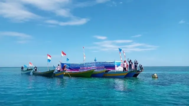 Dukungan dari ribuan nelayan Suku Bajo di Sulut pada kebijakan Menteri Edhy Prabowo terkait budidaya lobster.