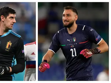 Posisi kiper atau penjaga gawang menjadi posisi yang sangat vital dalam sebuah tim, baik di level klub maupun timnas. Di ajang Euro 2020 (Euro 2021) tampil sejumlah kiper dengan kisaran harga tinggi dan tentunya akan meningkat jika tampil apik sepanjang turnamen. (Foto: Kolase AP)