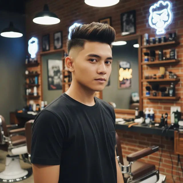 Model Rambut Pria Pendek Berdiri