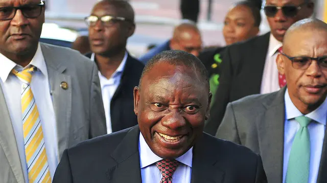 Presiden Afrika Selatan, Cyril Ramaphosa