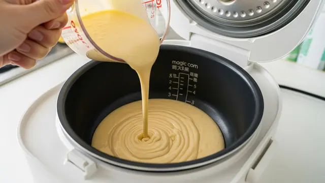 Pembuatan pancake dengan Magic com (Image by Gemini AI)