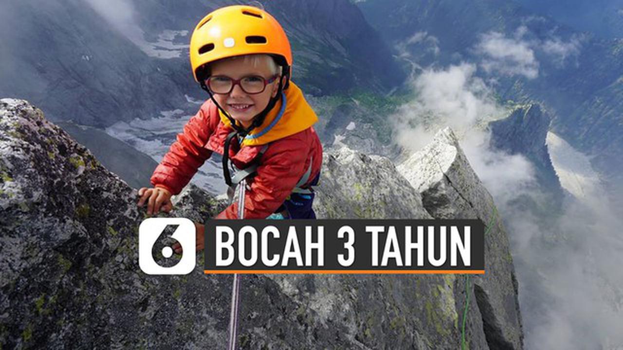 VIDEO: Bocah 3 Tahun Berhasil Taklukan Gunung Setinggi 3.308 MDPL