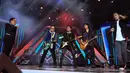 Konser musik yang berlangsung di Pantai Carnaval Ancol, Jakarta Utara dan diselenggarakan oleh SCTV berlangsung sangat meriah. Terdapat sejumlah grup band tanah air, salah satunya adalah Armada Band. (Deki Prayoga/Bintang.com)