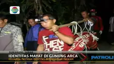 Jasad pedagang sembako itu dikenali berdasarkan pengakuan adik korban yang melihat pakaian serta jam tangan yang melekat di tubuh korban.