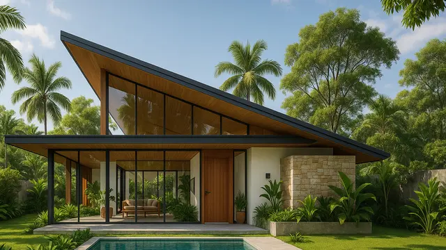 Model Rumah Minimalis 1 Lantai/Ilustrasi gambar oleh AI