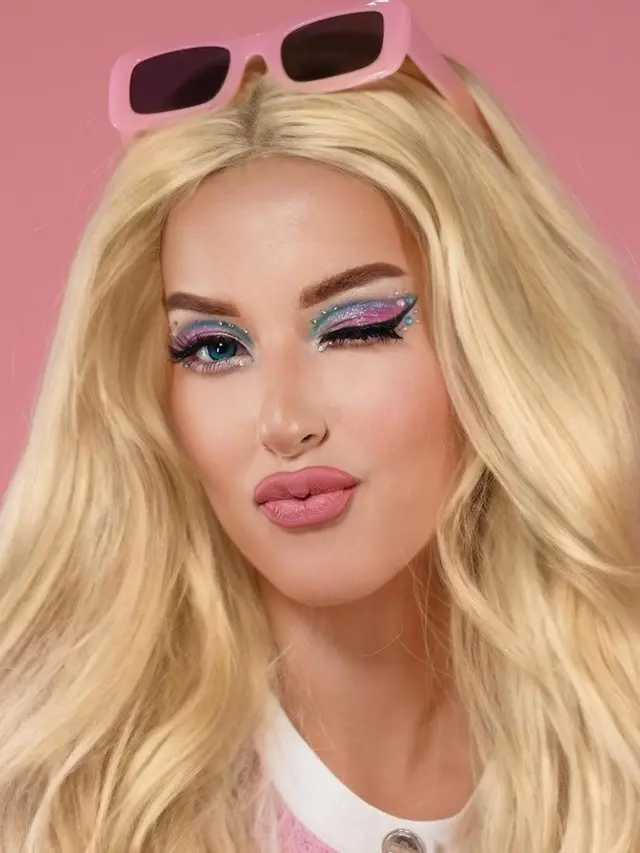 Tasya Farasya Cosplay Jadi Barbie