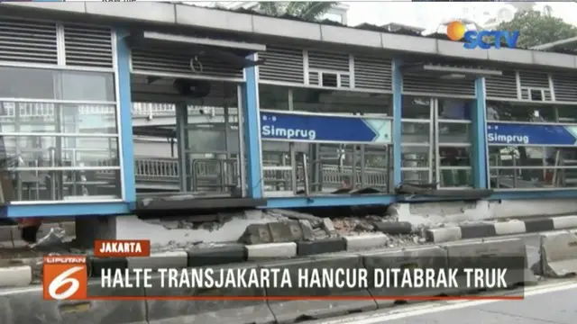 Halte Transjakarta ini tidak bisa melayani calon penumpang, terutama dari arah Permata Hijau menuju Lebak Bulus.