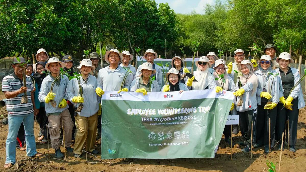 Program Ayo Beraksi, Langkah Nyata Telkom Galakkan Penanaman Mangrove di Pesisir Semarang