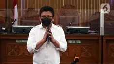Terdakwa kasus dugaan pembunuhan berencana terhadap Brigadir Nofriansyah Yosua Hutabarat atau Brigadir J, Ferdy Sambo saat menjalani sidang lanjutan di Pengadilan Negeri Jakarta Selatan, Selasa (6/12/2022). Sidang tersebut beragendakan pemeriksaan saksi yang dihadirkan Jaksa Penuntut Umum (JPU), di antaranya enam terdakwa kasus perintangan penyidikan. (Liputan6.com/Herman Zakharia)