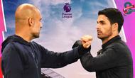 Ilustrasi - Pep Guardiola Vs Mikel Arteta (Bola.com/Adreanus Titus)