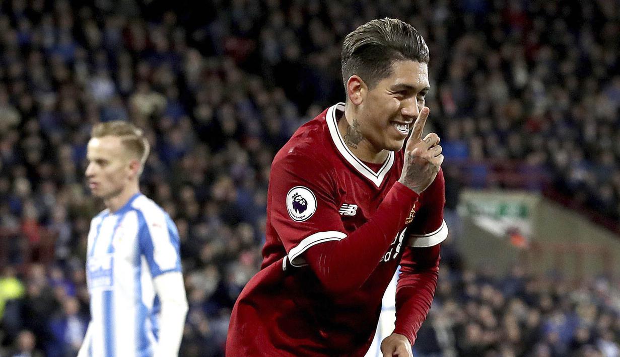 5. Roberto Firmino (Liverpool) - 14 Gol (1 Penalti). (AP/Martin Rickett)