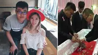 Seorang pria memenuhi janjinya untuk mengadakan pesta pertunangan meski kekasihnya telah meninggal