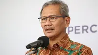 Juru Bicara Pemerintah Untuk Penanganan COVID-19, Achmad Yurianto pada konferensi pers update Corona di Graha BNPB, Jakarta, Sabtu (16/5/2020). (Dok Badan Nasional Penanggulangan Bencana/BNPB)